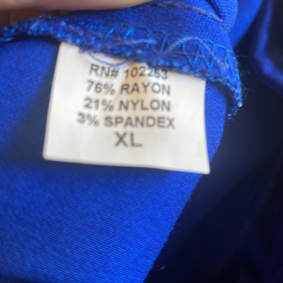 Bettie Page Queen of Pinups blue high waisted shorts size XL - Picture 4 of 4